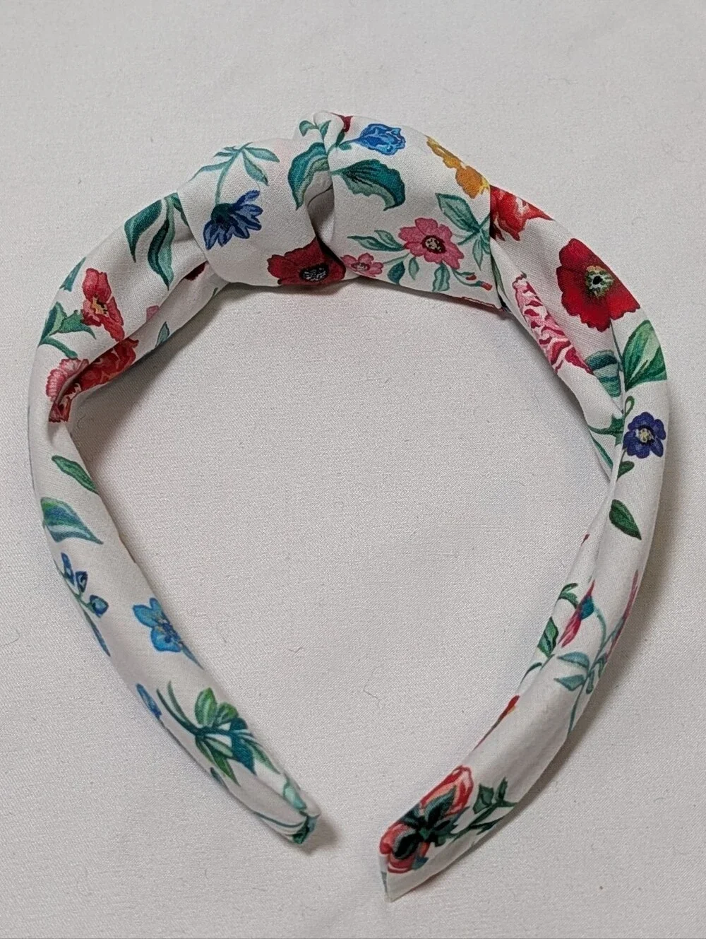 La Coqueta Kids Floral Knot Headband Multicolor White Girls
